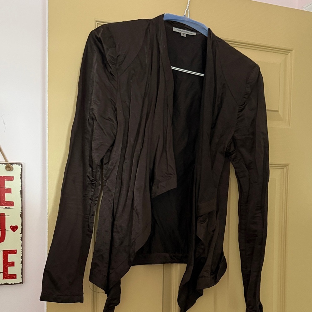 People Like Frank Black Women's Blazer